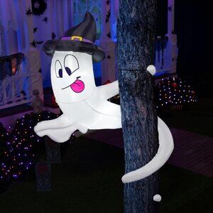 Joiedomi 5 ft Tall Halloween Inflatables Outdoor Decorations Twining Around Tree